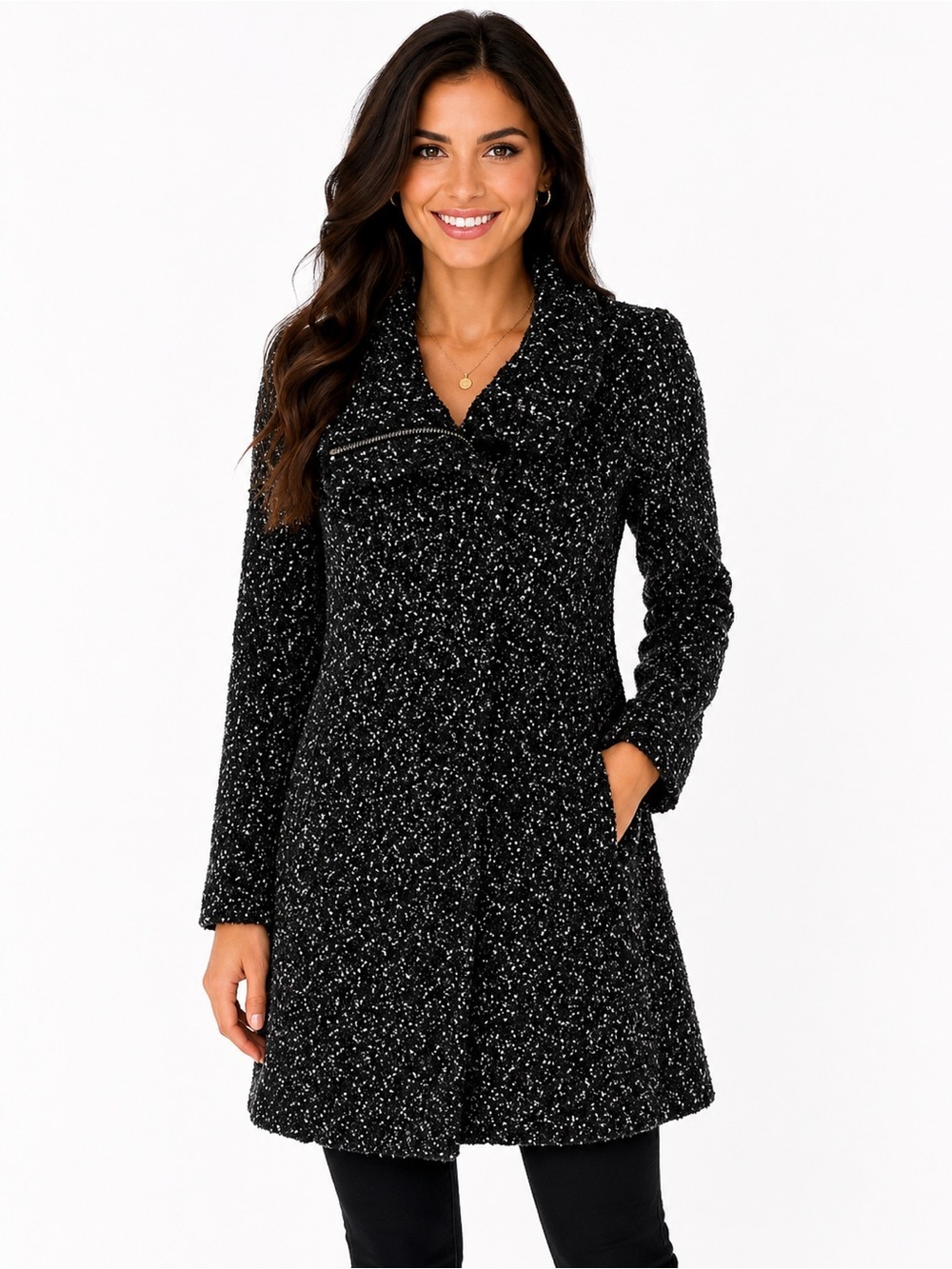 🩵2 for $30- Club Monaco Black and White Speckled Jacket